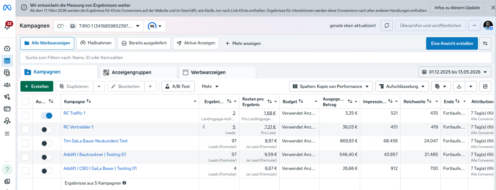 Ads-Manager Screenshot