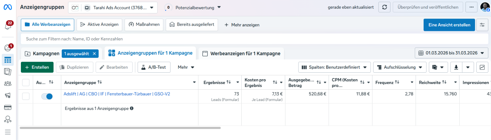 Ads-Manager Screenshot