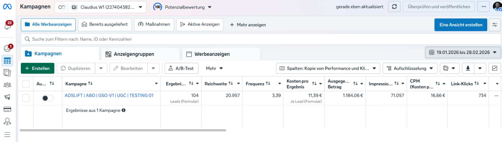 Ads-Manager Screenshot
