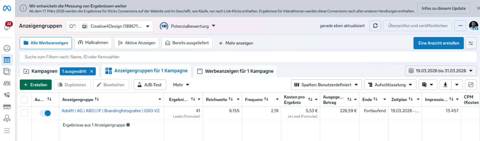 Ads-Manager Screenshot