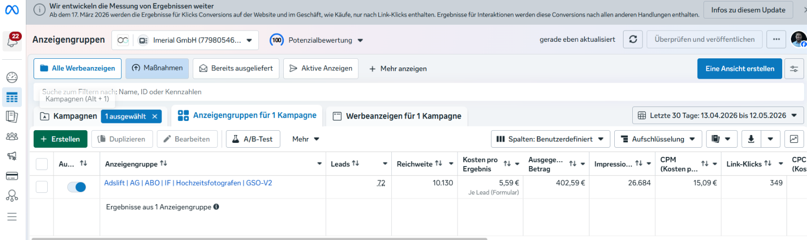 Ads-Manager Screenshot