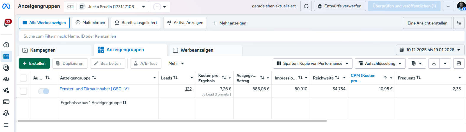 Ads-Manager Screenshot