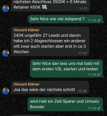 Kunden-Chat Testimonial